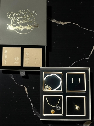 Adventskalender i 925 sølv Forgyldt