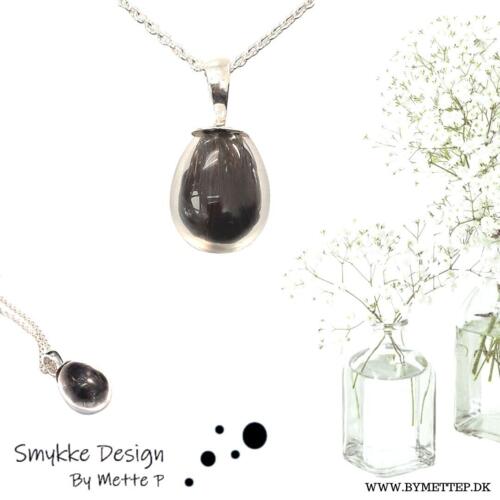 Kærlighedsdråbe 925 sølv 18,5x14 mm