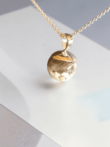 Love Pendant - Silver/Resin