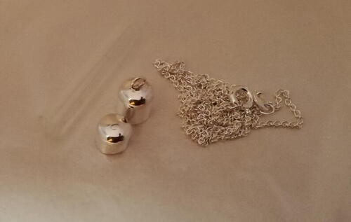 MAKE your own necklace with ashes or hair from your pet - Gold-plated with 14 carats