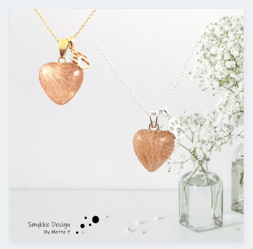 Jewelry heart of love - gold-plated