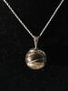Make your own necklace with ashes or hair from your pet - gold-plated silver - pendant round ball