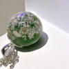 Forget me not glass ball - Silver
