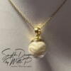 Love jewelry gold-plated silver and glass pearl